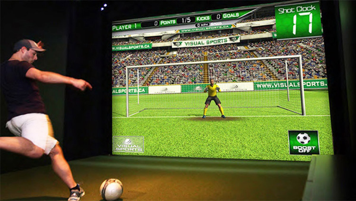 沐川虚拟足球体验